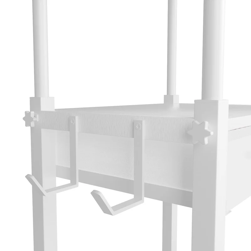 Yorbay Druckerständer mit Rollen höhenverstellbar 56–78 cm
