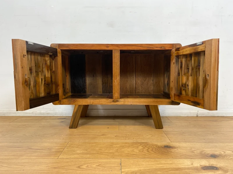 Boatwood by WMK I Detailreiche Kommode aus altem Bootsholz