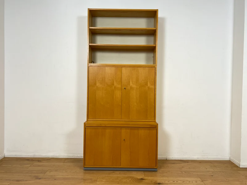 WMK I DDR Designer Highboard 605 von Bruno Knoblauch für VEB Hellerau aus 1968 in Esche