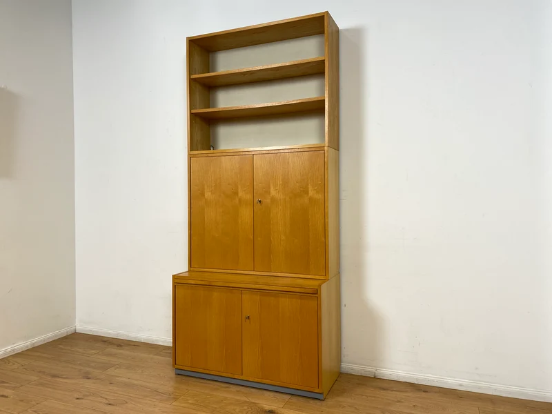 WMK I DDR Designer Highboard 605 von Bruno Knoblauch für VEB Hellerau aus 1968 in Esche