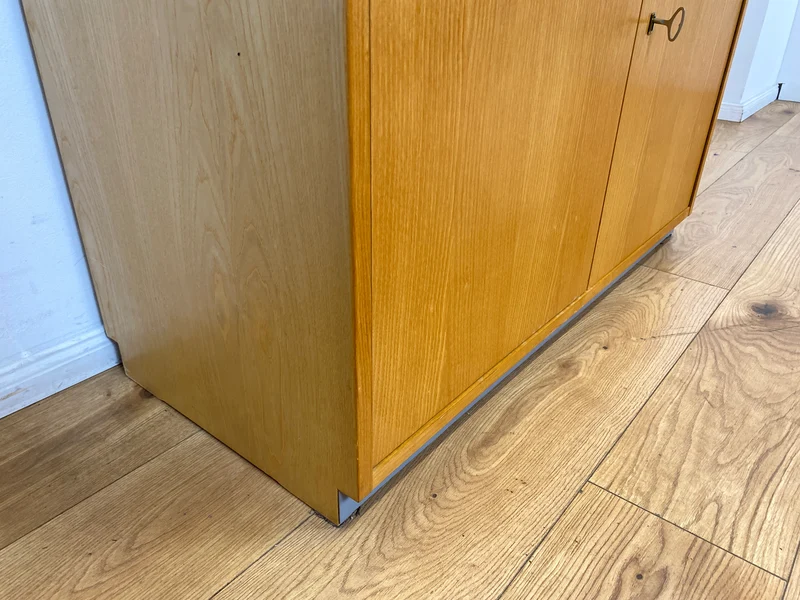WMK I DDR Designer Highboard 605 von Bruno Knoblauch für VEB Hellerau aus 1968 in Esche