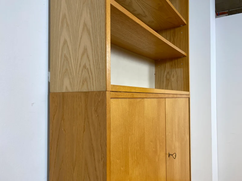 WMK I DDR Designer Highboard 605 von Bruno Knoblauch für VEB Hellerau aus 1968 in Esche