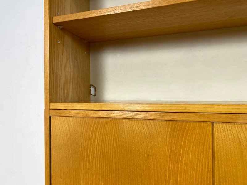 WMK I DDR Designer Highboard 605 von Bruno Knoblauch für VEB Hellerau aus 1968 in Esche