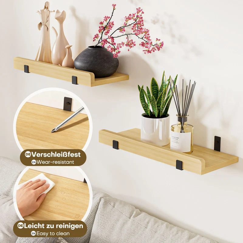 Yorbay Wandregal 2er Set, Breite 40 cm