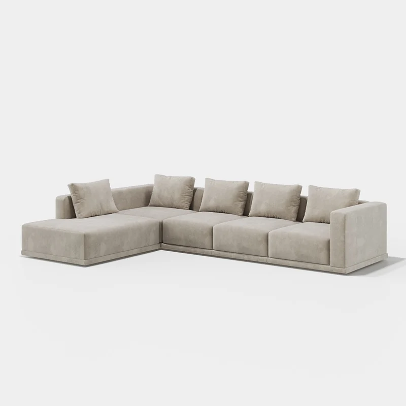 Evanyrouse Colline 3-Sitzer Sofa mit Chaiselongue links