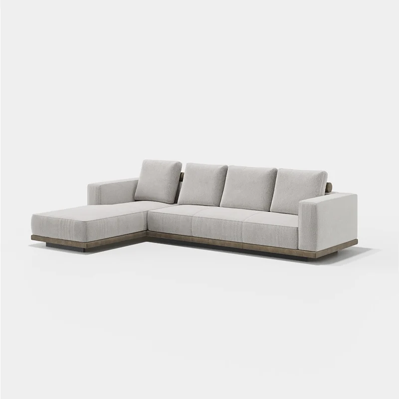 Evanyrouse Vollmer 3-Sitzer Sofa mit Chaiselongue links