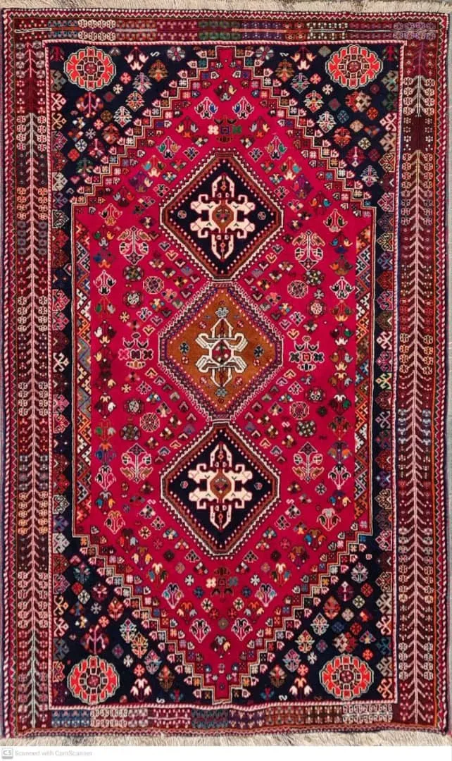 Luxury Rug Handmade Persian Rug | Handmade in Iran – Shiraz | Luxury Living Room Décor
