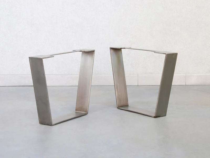 Couchtisch Untergestell Edelstahl Flachstahl V Design