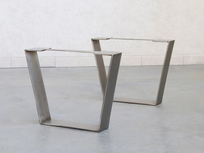 Couchtisch Untergestell Edelstahl Flachstahl V Design