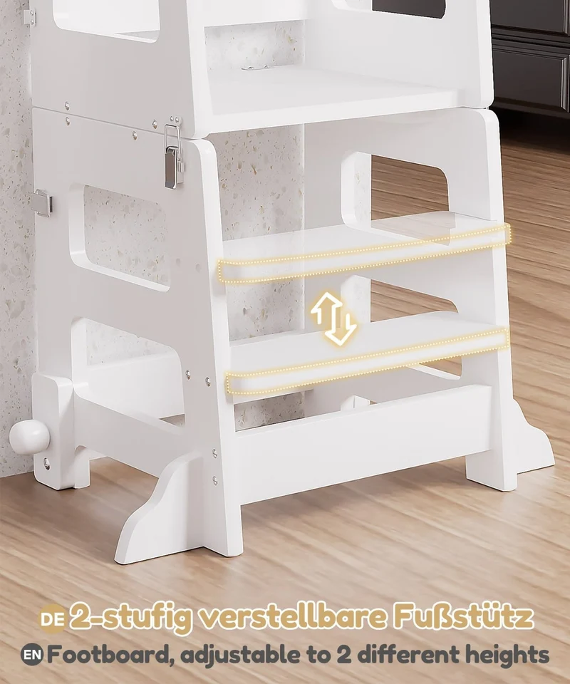 Yorbay 3-in-1 Montessori Kinder Lernturm
