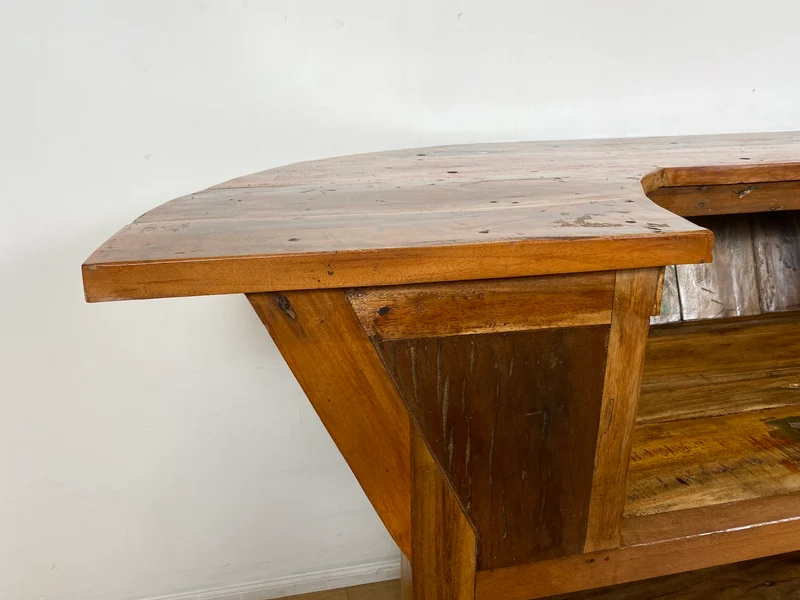 Boatwood by WMK I Einzigartige Bar aus altem Bootsholz I handgefertigtes Unikat in Originalfarben der Boote