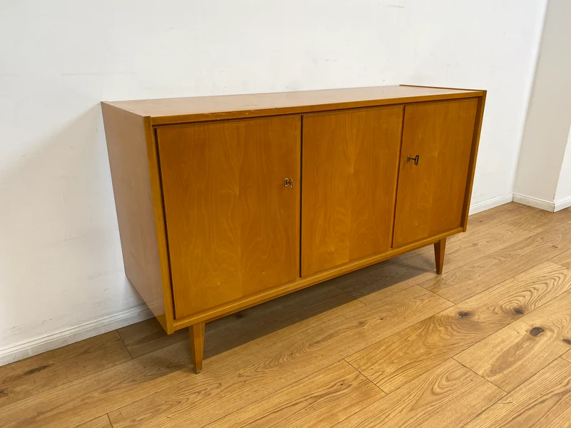 WMK I Versand 85€ I Stilvolles helles Mid-Century Sideboard aus 1965 von VEB Südthüringer Möbelwerken Themar