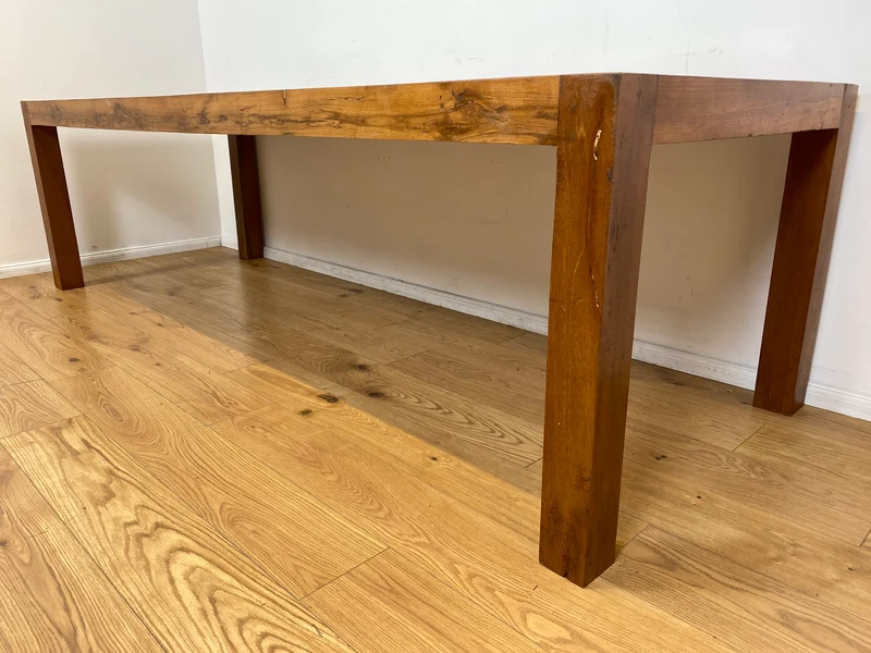 Boatwood by WMK I Imposanter 280x100cm großer Esstisch aus altem Bootsholz