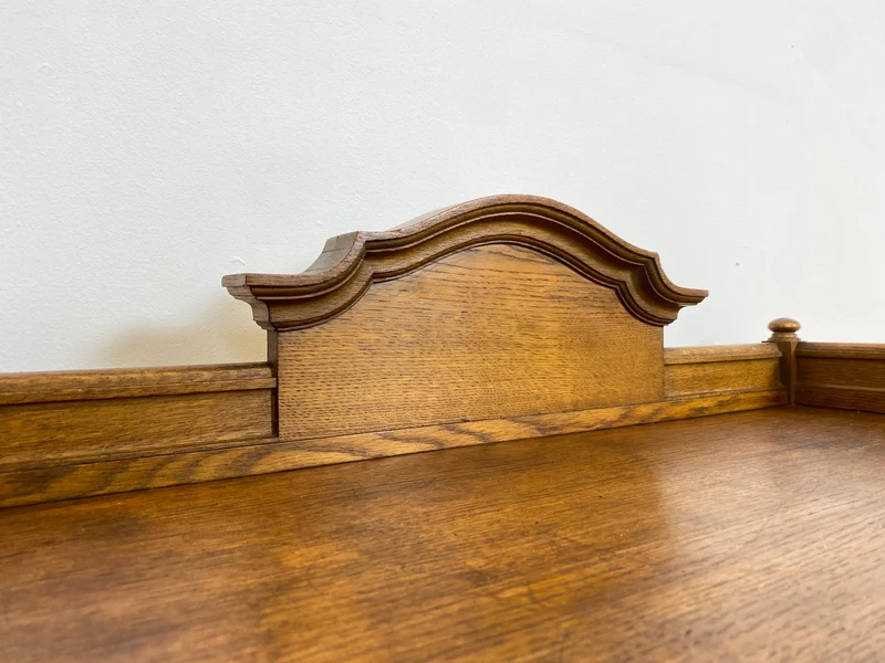 WMK # Sehr gut erhaltene nordische antike Anrichte, Vollholz, mit Schublade & Ablagen