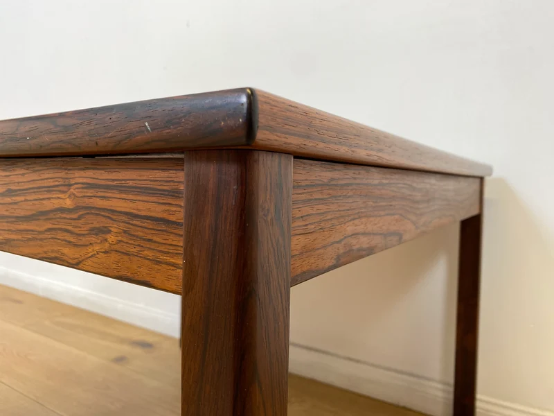 WMK # Stilvoller und gut erhaltener skandinavischer 70er Jahre Designer Couchtisch von Hansen & Nissen in Palisander