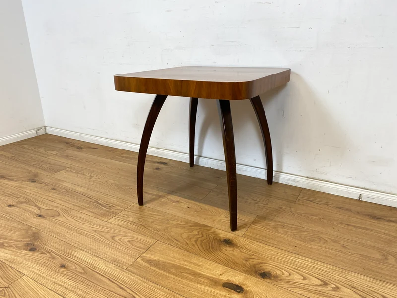 WMK Besonders schöner, seltener und gut erhaltener Mid-Century Couchtisch aus der ehemaligen Tschechoslowakei ČSFR im Art Deco Stil