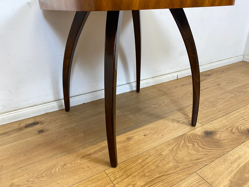 WMK Besonders schöner, seltener und gut erhaltener Mid-Century Couchtisch aus der ehemaligen Tschechoslowakei ČSFR im Art Deco Stil