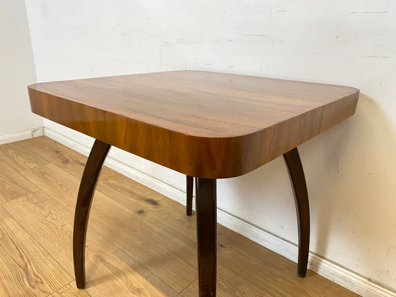 WMK Besonders schöner, seltener und gut erhaltener Mid-Century Couchtisch aus der ehemaligen Tschechoslowakei ČSFR im Art Deco Stil