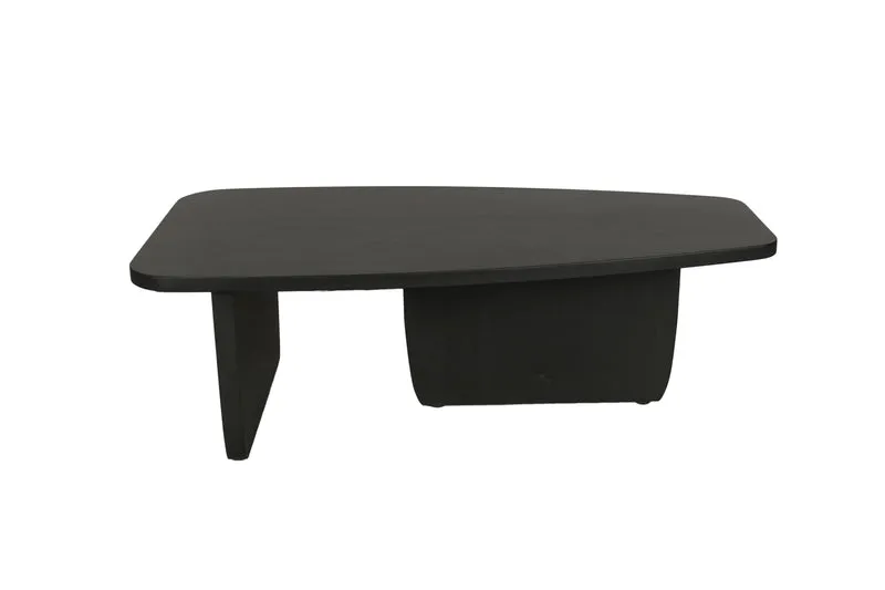 Couchtisch BOLT / Massivholz Akazie schwarz / 115 x 60, H 36,5cm