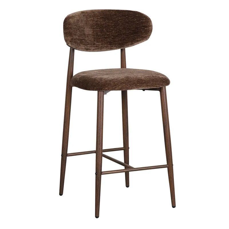 Pole to Pole Tresenstuhl Japandi – Umber, Höhe 96 cm, 2er-Set
