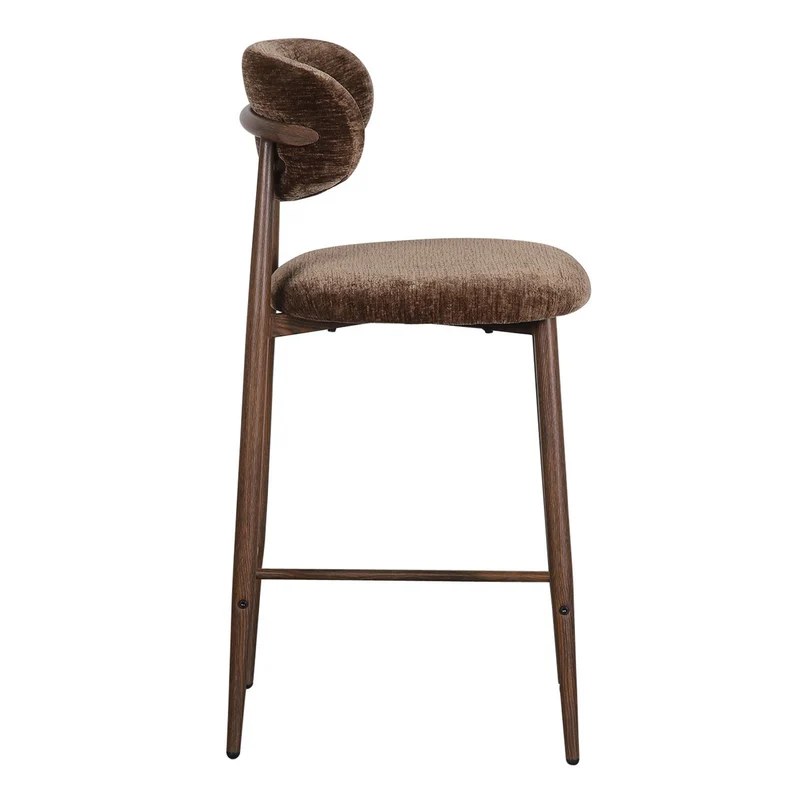 Pole to Pole Tresenstuhl Japandi – Umber, Höhe 96 cm, 2er-Set