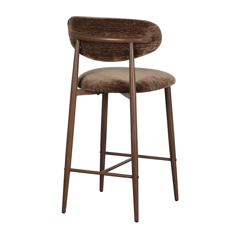 Pole to Pole Tresenstuhl Japandi – Umber, Höhe 96 cm, 2er-Set