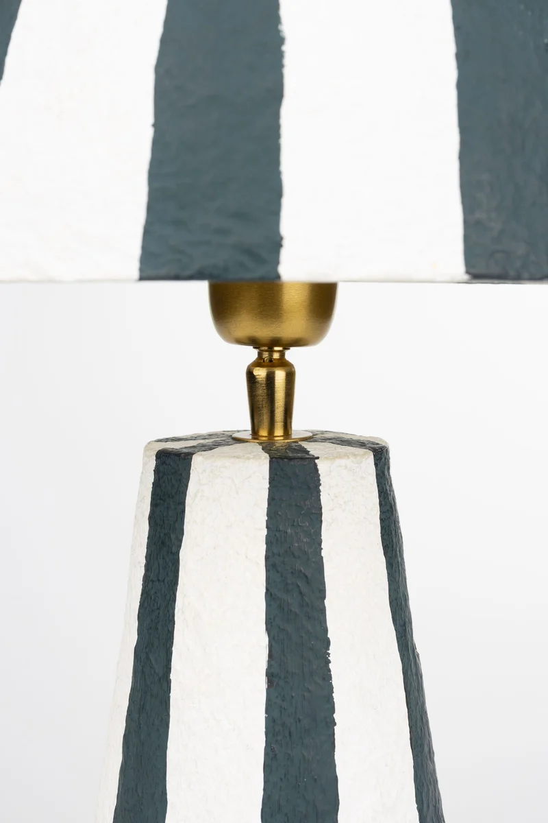 Bold Monkey Tischleuchte Zebra Rebel – Schwarz, 25 × 25 × 40 cm