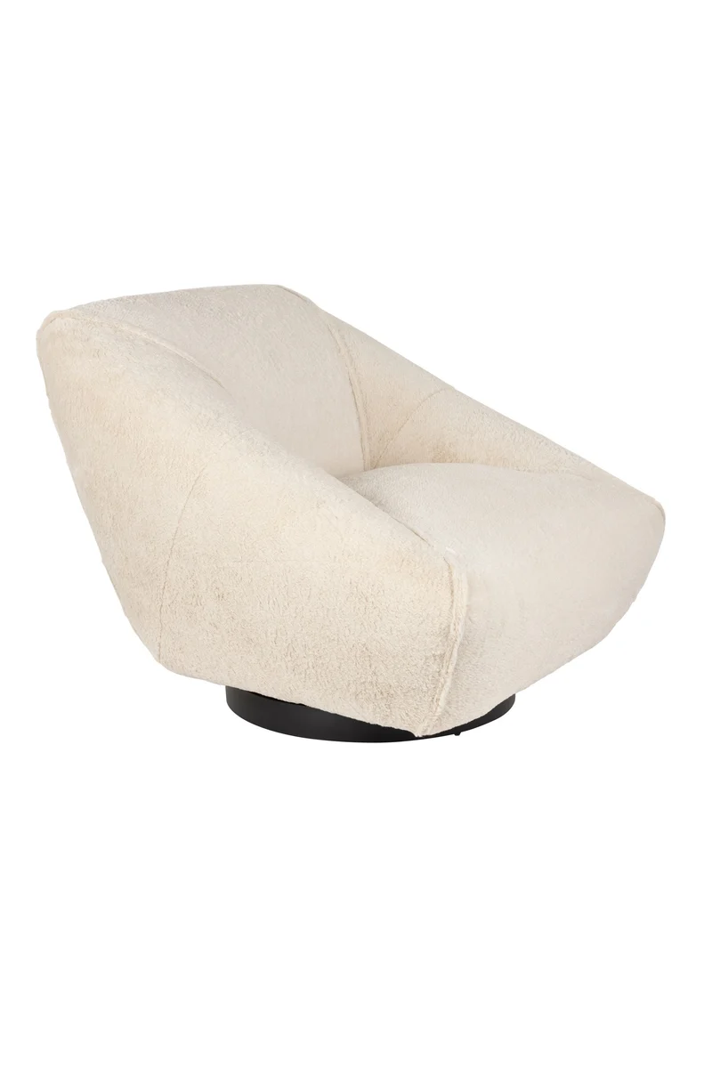 Bold Monkey Loungesessel Jump Around – Beige, Polyester, 88 × 91 × 71 cm