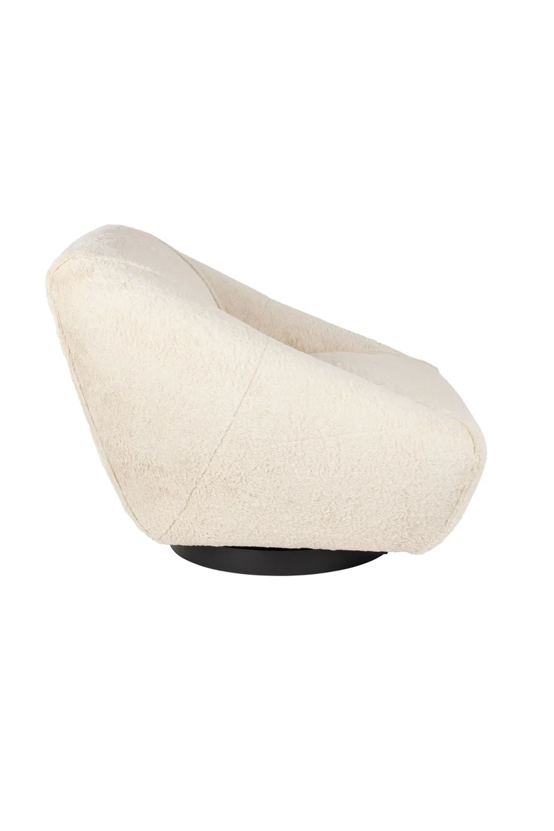 Bold Monkey Loungesessel Jump Around – Beige, Polyester, 88 × 91 × 71 cm
