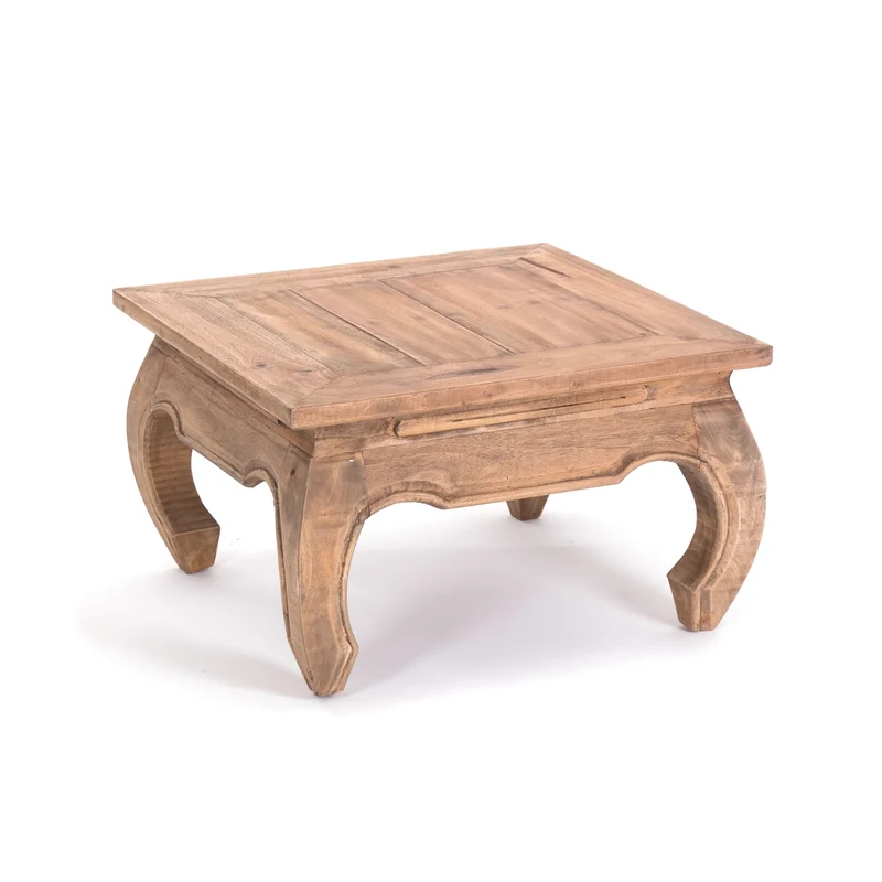 OPIUMTISCH "EAST 60" | 60x60x35cm, Mahagoni | Beistelltisch | Farbe: 01 natur-vintage