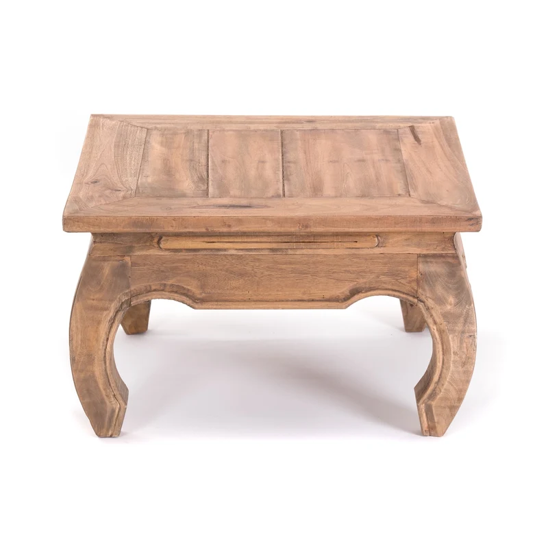 OPIUMTISCH "EAST 60" | 60x60x35cm, Mahagoni | Beistelltisch | Farbe: 01 natur-vintage
