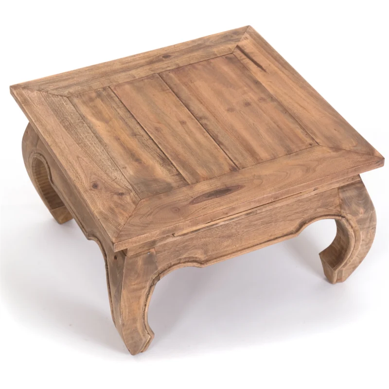 OPIUMTISCH "EAST 60" | 60x60x35cm, Mahagoni | Beistelltisch | Farbe: 01 natur-vintage
