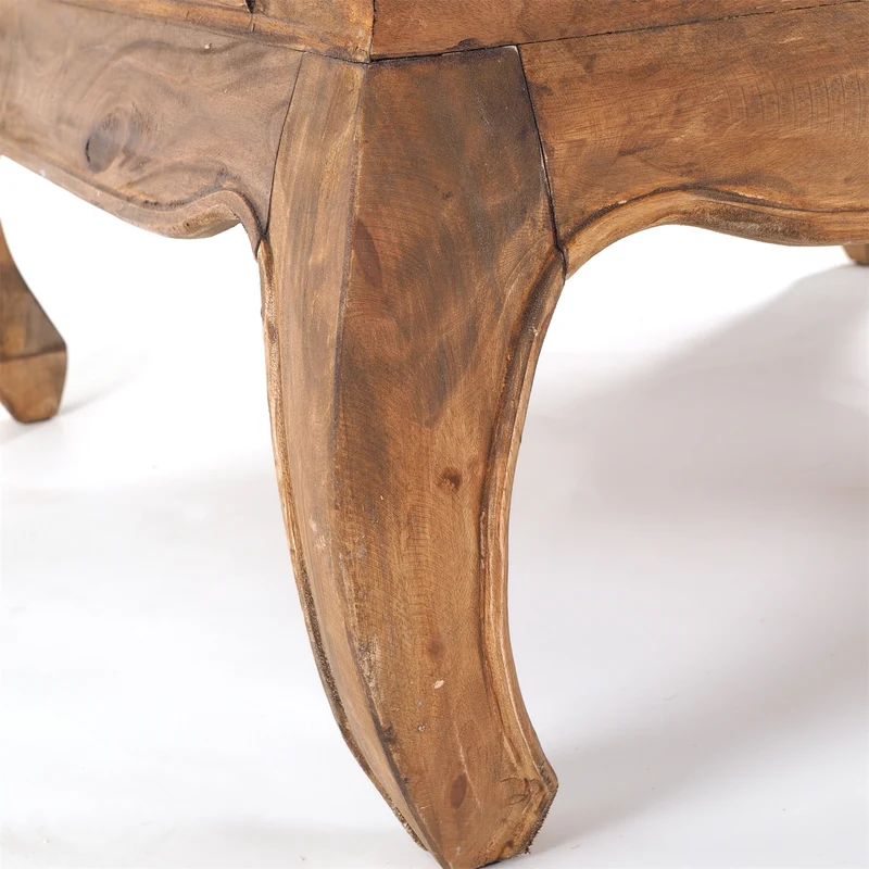 OPIUMTISCH "EAST 80" | 80x80x36 cm, Mahagoni | Beistelltisch | Farbe: 01 natur-vintage