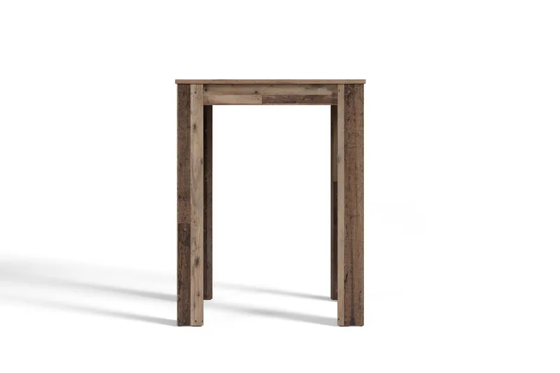 Bartisch Nele / Industrial-Look Küchentisch in Old Wood-Optik / Hoher Esstisch / 80 x 60, H 104 cm