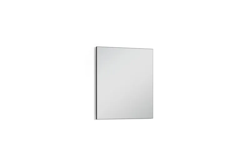 Wand-Spiegel JAKOB / Kante in anthrazit oder weiß / 60 x 70 cm / Zeitloser Hänge-Spiegel / Garderoben-Set / Flur / Badezimmer-Möbel / Moderner Designer Spiegel / B 60, H 70, T 2 cm
