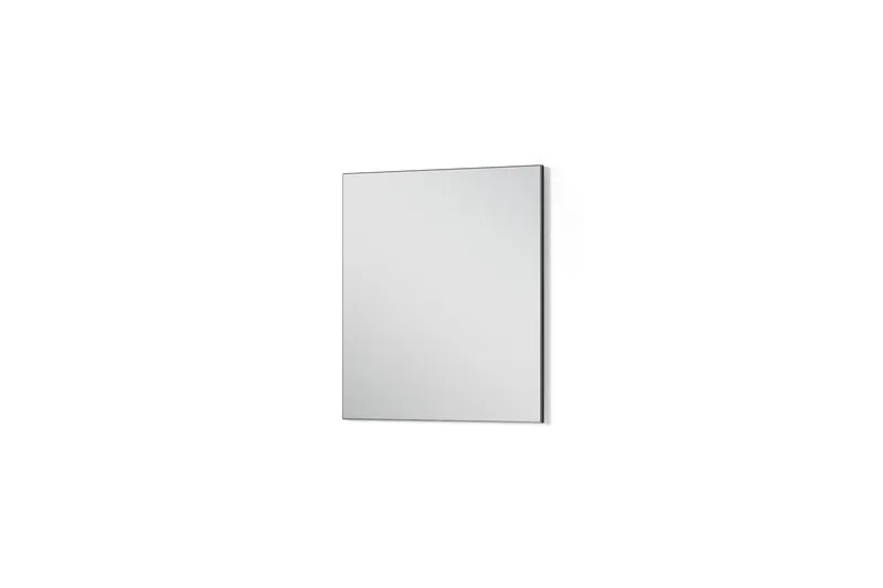 Wand-Spiegel JAKOB / Kante in anthrazit oder weiß / 60 x 70 cm / Zeitloser Hänge-Spiegel / Garderoben-Set / Flur / Badezimmer-Möbel / Moderner Designer Spiegel / B 60, H 70, T 2 cm