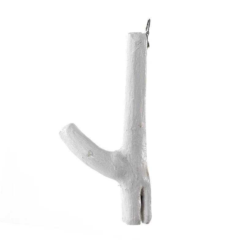 6x GARDEROBENHAKEN LIMB | 15cm(H) Kleiderhaken, Wandhaken aus Ästen