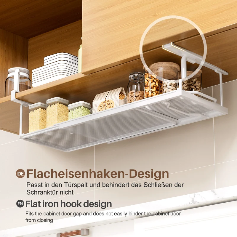 Yorbay ausziehbares Hängeregal 38,5–70,5 cm