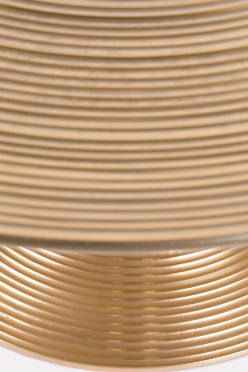 Bold Monkey Couchtisch Hypnotising Round – Gold, Aluminium, 77 × 77 × 40 cm