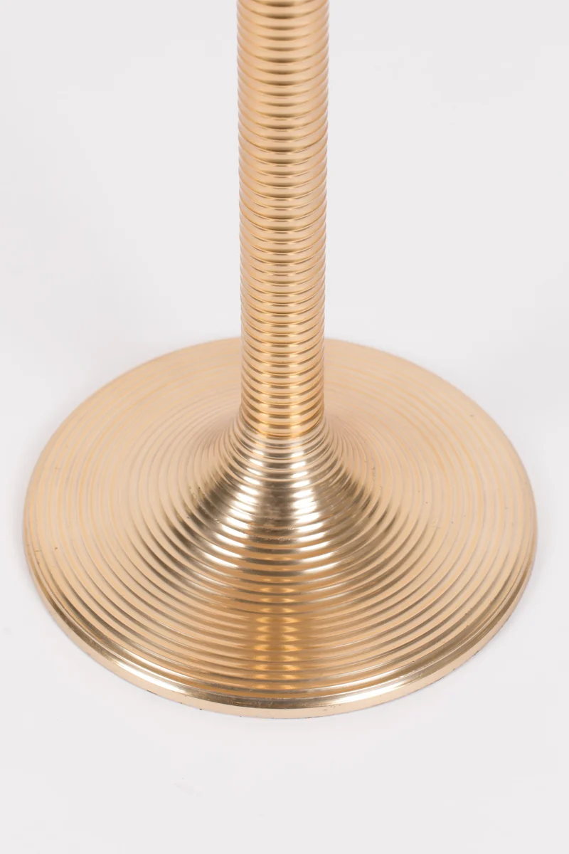 Bold Monkey Beistelltisch Hypnotising Round – Gold, Aluminium, 37 × 37 × 48 cm