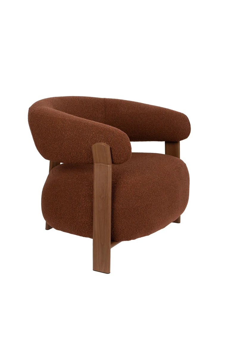 White Label Living Loungesessel Robyn – Polyester, 70,5 × 78 × 69 cm