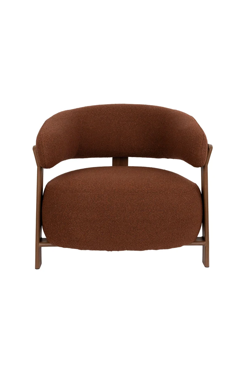 White Label Living Loungesessel Robyn – Polyester, 70,5 × 78 × 69 cm