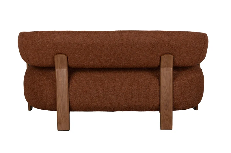 White Label Living Sofa 2-Sitzer Robyn – Polyester, 71 × 135,5 × 69,5 cm
