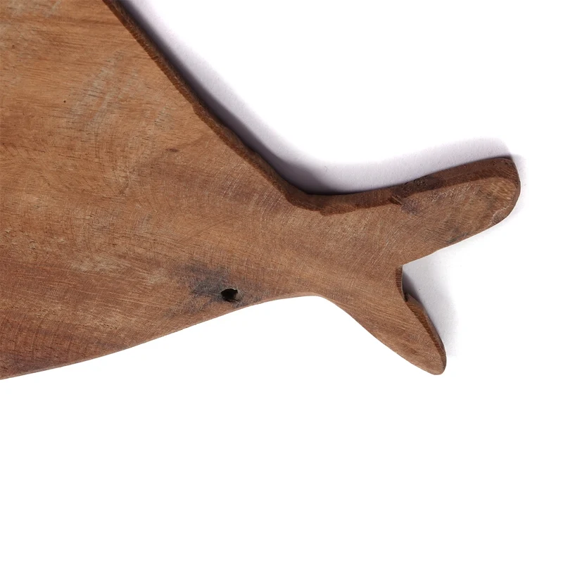 HOLZ Aufhänger "WAL" | 2 Größen | Wal Wandbild, DIY Wanddeko | Größe: 35 cm