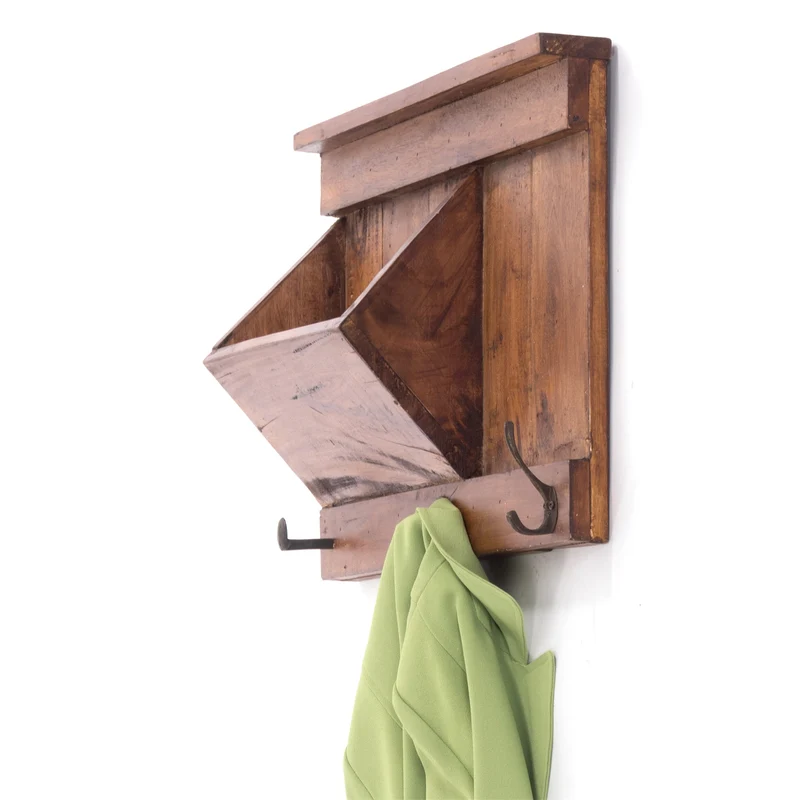 SCHLÜSSELBRETT "NATURA 50" | 50x35x13cm (BxHxT), Staufach | Garderobe | Farbe: 02 hellbraun