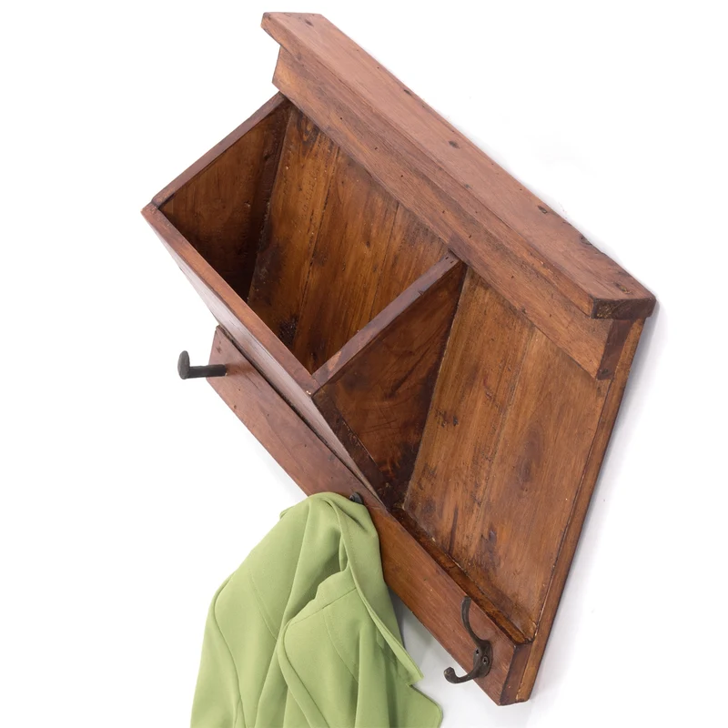 SCHLÜSSELBRETT "NATURA 50" | 50x35x13cm (BxHxT), Staufach | Garderobe | Farbe: 02 hellbraun