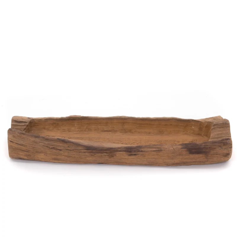 NATURHOLZSCHALE "FIORE 60" | Teakholz, 60 cm | Holzschale