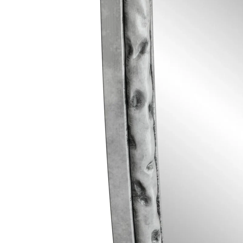Ovaler Retro-Wandspiegel aus Eisen, 65 x 100 cm