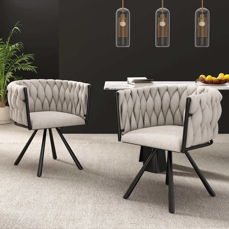 Esszimmerstuhl 360-Grad drehbar, 2er / Set / 6er Set