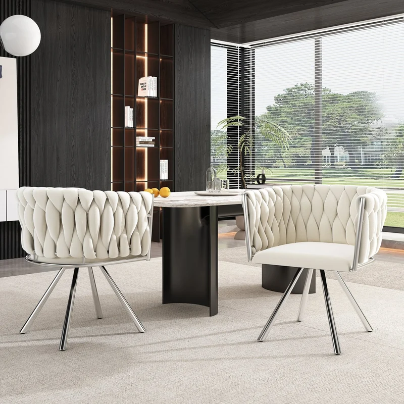 Esszimmerstuhl 360-Grad drehbar, 2er / 4er / 6er Set